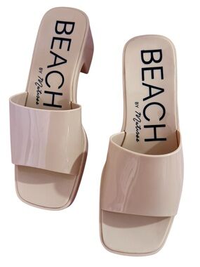 Beach by Matisse Wade Nude Platform Slide Sandals, size 7